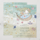 Recherche de crustacé invitations Aquarelle