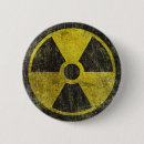 Recherche de symbole radioactif badges Avertissement