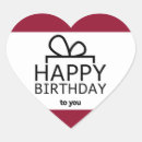 Recherche de joyeux anniversaire rouge et noir autocollants Blanc