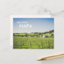 Recherche de vignoble cartes postales Vallée de napa
