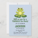 Recherche de crapauds invitations Fête d'anniversaire