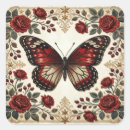 Zoek naar vintage patroon stickers Roos
