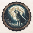 Recherche de lune loup de dessous de verres Nature