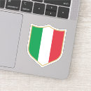 Recherche de football italie autocollants Drapeau