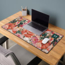 Recherche de motif floral coloré tapis souris Monogramme
