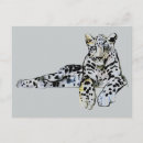 Recherche de taches léopard cartes postales Tête