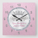 Recherche de rose vif horloges Pour enfants
