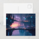 Recherche de ville futuriste cartes postales Science fiction