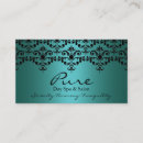 Recherche de turquoise et noir cartes visite Customer