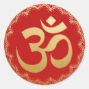 Recherche de symbole indien autocollants Méditation