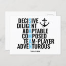 Recherche de traits cartes postales Marin