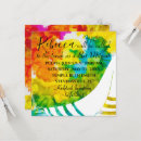 Recherche de carrés colorés invitations Moderne