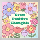 Zoek naar positieve gedachten posters Motivatie