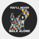 Zoek naar nooit alleen stickers Bewustwording