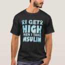Recherche de diabète drôle tshirts T2d