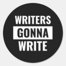 Recherche de auteur autocollants Noir et blanc