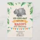 Recherche de hippo invitations Fête d'anniversaire hippo