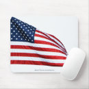 Recherche de drapeau américain tapis souris Blanc