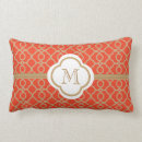 Recherche de orange et or coussins Monogramme