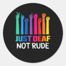 Zoek naar doof stickers Bewustwording