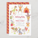 Recherche de animaux de cirque invitations Enfants
