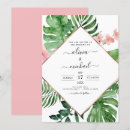 Recherche de plage mariage invitations Rose pâle