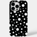 Recherche de point noir et blanc iphone coques Élégant
