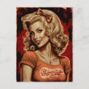 Recherche de pin up vintage cartes postales Classique