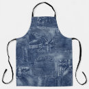 Recherche de motif patchwork tabliers Denim