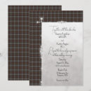 Zoek naar schotse plaid uitnodigingen Elegant