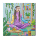 Recherche de guérison carreaux Méditation