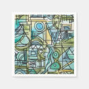 Zoek naar originele servetten Abstract
