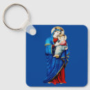Recherche de bébé jésus porteclés Vierge