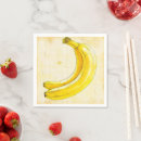 Zoek naar bananen servetten Geel