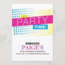 Recherche de partie 80s invitations 1980