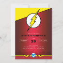 Recherche de flash anniversaire invitations Dc comics