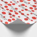 Recherche de points rouges papier cadeau Amusant