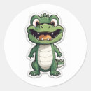 Zoek naar krokodil cartoon stickers Reptiel