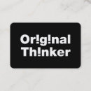 Recherche de créativité cartes visite Unique