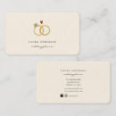 Recherche de anneau mariage cartes visite Simple