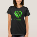 Recherche de green ribbon tshirts Coeur