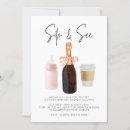Recherche de rose de champagne invitations Sip and see