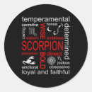 Recherche de zodiaque autocollants Scorpion