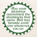 Recherche de jour patrick saint dessous de verres Shamrocks