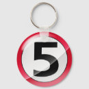 Recherche de numéro 5 porteclés Nombre