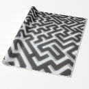 Recherche de noir et argent papier cadeau Gris