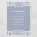 Recherche de français vintage invitations Bleu