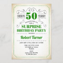 Recherche de vert noir invitations Fête d'anniversaire