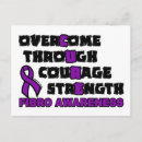 Recherche de fibromyalgie cartes postales Violet