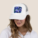 Recherche de et floral bleu casquettes Fleur